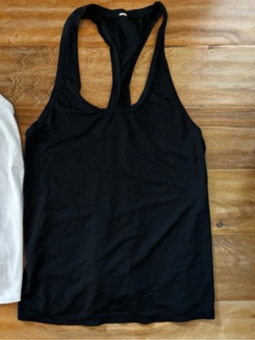 ALO Yoga Black Racerback Tank Top - Picture 3 of 6